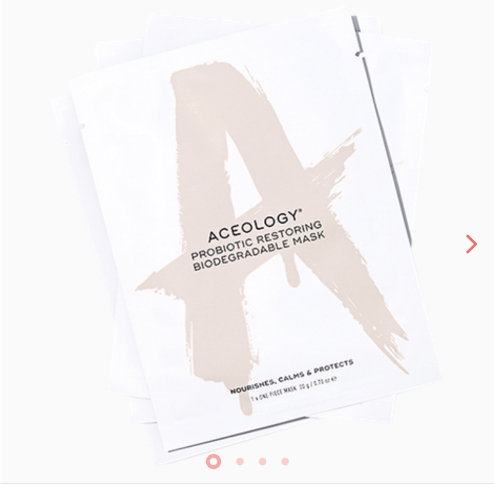 ACEOLOGY® Probiotic Restoring Biodegradable Mask NWT